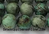 CTU577 15.5 inches 8mm round african turquoise beads wholesale