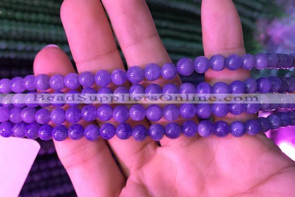 CTZ511 15.5 inches 4mm round natural tanzanite gemstone beads