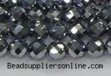 CTZ611 15.5 inches 6mm faceted round terahertz beads wholesale