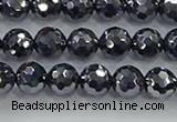 CTZ621 15.5 inches 6mm faceted round terahertz beads wholesale