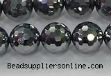 CTZ622 15.5 inches 8mm faceted round terahertz beads wholesale