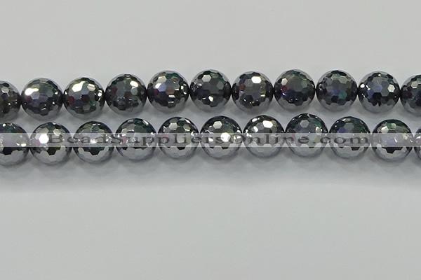 CTZ625 15.5 inches 14mm faceted round terahertz beads wholesale