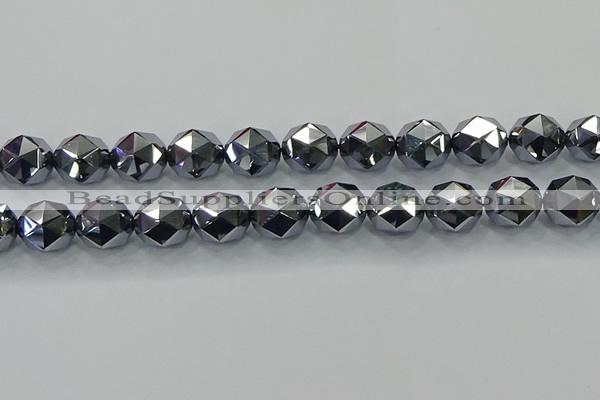 CTZ635 15.5 inches 14mm faceted nuggets terahertz beads wholesale