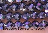 CTZ652 15.5 inches 3mm faceted round tiny terahertz beads