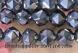 CTZ655 15.5 inches 6mm faceted nuggets terahertz beads wholesale