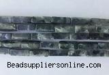 CUBS15 15 inches 4*13mm cuboid black labradorite beads wholesale