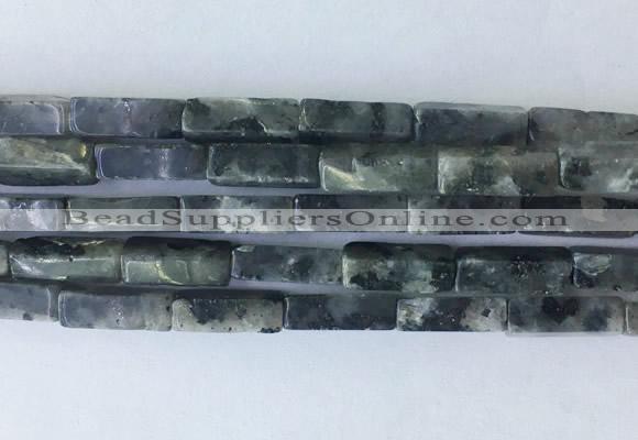 CUBS15 15 inches 4*13mm cuboid black labradorite beads wholesale