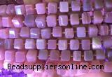 CUBS31 15 inches 8*8mm faceted cube moonstone gemstone beads