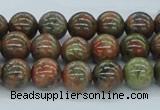 CUG03 15.5 inches 10mm round unakite gemstone beads wholesale