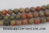 CUG101 15.5 inches 6mm round Chinese unakite beads wholesale