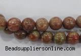 CUG102 15.5 inches 8mm round Chinese unakite beads wholesale