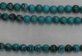 CWB551 15.5 inches 3mm round howlite turquoise beads wholesale