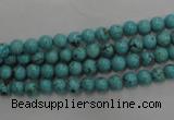 CWB554 15.5 inches 5mm round howlite turquoise beads wholesale