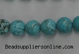 CWB557 15.5 inches 10mm round howlite turquoise beads wholesale