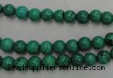 CWB565 15.5 inches 6mm round howlite turquoise beads wholesale