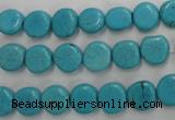 CWB750 15.5 inches 9mm freeform howlite turquoise beads wholesale