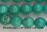 CWB864 15.5 inches 6mm round howlite turquoise beads wholesale