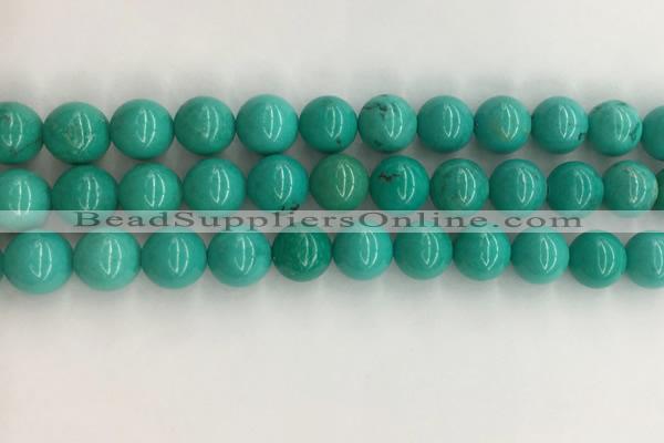 CWB866 15.5 inches 10mm round howlite turquoise beads wholesale