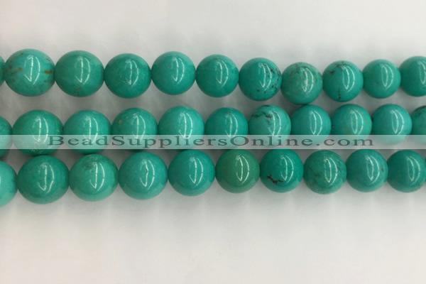 CWB867 15.5 inches 12mm round howlite turquoise beads wholesale