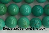 CWB870 15.5 inches 6mm round howlite turquoise beads wholesale