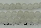 CWH50 15.5 inches 4mm round white jade beads wholesale