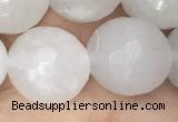 CWH80 15.5 inches 12mm faceted round white jade beads wholesale