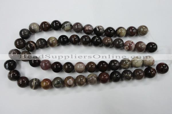 CWJ206 15.5 inches 16mm round wood jasper gemstone beads wholesale