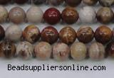 CWJ401 15.5 inches 6mm round wood jasper gemstone beads wholesale