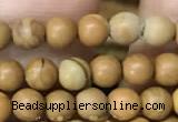 CWJ510 15.5 inches 4mm round wooden jasper beads wholesale