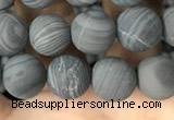 CWJ557 15.5 inches 6mm round matte coffee wood jasper beads wholesale