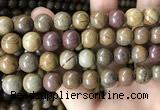 CWJ566 15.5 inches 12mm round wood jasper beads wholesale