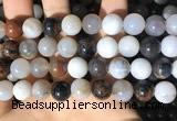 CWJ572 15.5 inches 12mm round Arizona petrified wood jasper beads