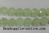 CXJ152 15.5 inches 8mm faceted round New jade beads wholesale