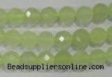 CXJ162 15.5 inches 8mm faceted round New jade beads wholesale