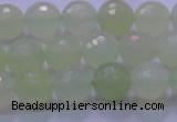 CXJ220 15.5 inches 10mm faceted round New jade beads wholesale