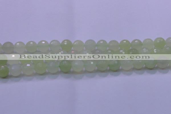 CXJ222 15.5 inches 14mm faceted round New jade beads wholesale