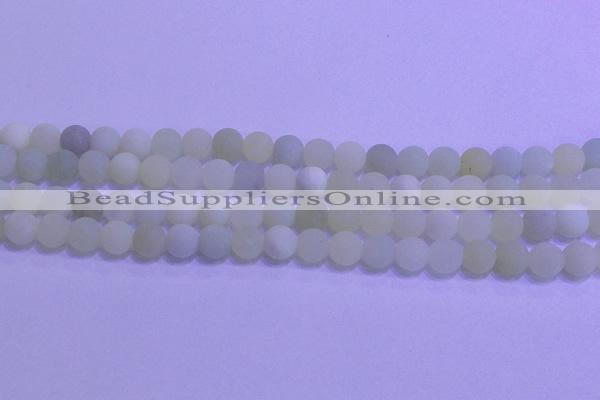 CXJ302 15.5 inches 8mm round matte New jade beads wholesale