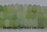 CXJ310 15.5 inches 4*6mm rondelle matte New jade beads wholesale