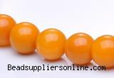 CYJ11 16 inches 8mm round yellow jade gemstone beads Wholesale