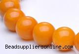 CYJ12 16 inches 10mm round yellow jade gemstone beads Wholesale