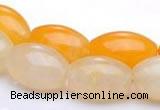 CYJ35 16 inch 13*18mm rice yellow jade gemstone beads Wholesale