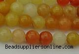 CYJ621 15.5 inches 6mm round yellow jade beads wholesale