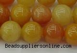 CYJ624 15.5 inches 12mm round yellow jade beads wholesale