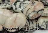 CZJ09 16 inches 18*25mm oval zebra jasper gemstone beads Wholesale