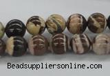 CZJ251 15.5 inches 10mm round zebra jasper beads wholesale