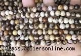 CZJ291 15.5 inches 6mm round brown zebra jasper beads wholesale