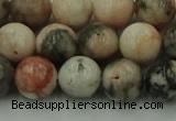 CZJ552 15.5 inches 8mm round pink zebra jasper beads wholesale