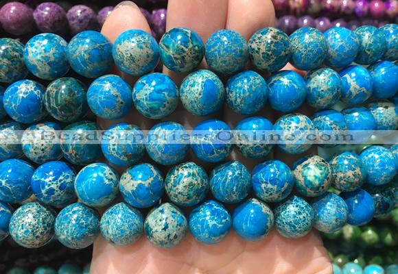 DEBS02 15 inches 12mm round sea sediment Jasper beads wholesale