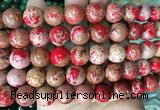 DEBS08 15 inches 12mm round sea sediment Jasper beads wholesale