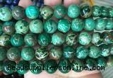 DEBS10 15 inches 12mm round sea sediment Jasper beads wholesale